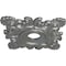 Ekena Millwork Crawley Ceiling Medallion (Fits Canopies up to 6 3/4"), 18"W x 18"H x 3 1/4"ID x 1 1/2"P, Silver CM18CRSLS - alternate 4